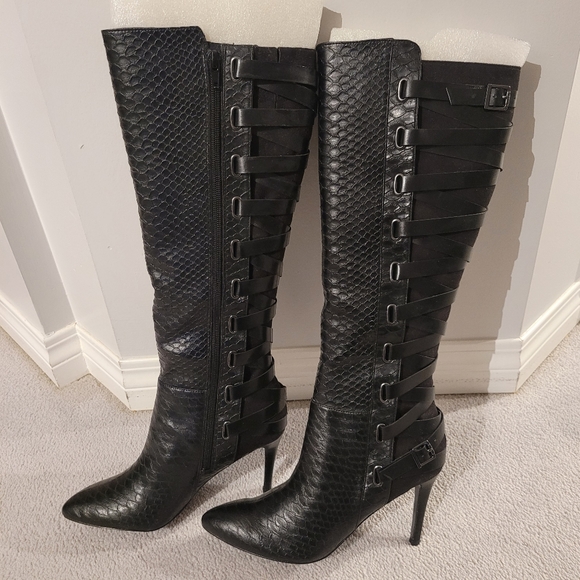 ✨️NWT✨️ Carlos Santana Women's Wilbury Stiletto Knee High Boots - 6.5 - Picture 1 of 7